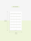 M123_B | Monthly Planner, MO1P, Blank