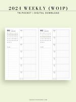 W108_G_WO1P_2024 | 2024 Weekly Planner, Grid