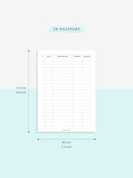 T126 | Expense Tracker in Budget, Spending Log Template