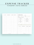 T126 | Expense Tracker in Budget, Spending Log Template