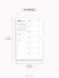 W108_B_WO1P_2027 | 2027 Weekly Planner, Blank