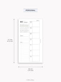 W108_B_WO1P_2027 | 2027 Weekly Planner, Blank