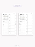 W108_B_WO1P_2027 | 2027 Weekly Planner, Blank