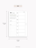 W108_B_WO1P_2027 | 2027 Weekly Planner, Blank