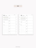 W108_B_WO1P_2027 | 2027 Weekly Planner, Blank