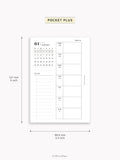W108_B_WO1P_2027 | 2027 Weekly Planner, Blank