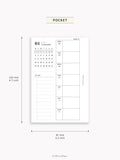 W108_B_WO1P_2027 | 2027 Weekly Planner, Blank