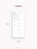 W108_B_WO1P_2027 | 2027 Weekly Planner, Blank