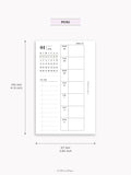 W108_B_WO1P_2027 | 2027 Weekly Planner, Blank