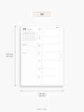 W108_B_WO1P_2027 | 2027 Weekly Planner, Blank
