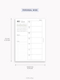 W108_B_WO1P_2027 | 2027 Weekly Planner, Blank