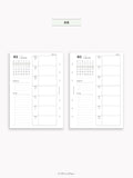 W108_B_WO1P_2027 | 2027 Weekly Planner, Blank