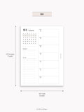 W108_B_WO2P_2027 | 2027 Weekly Planner, Blank