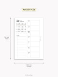 W108_B_WO2P_2027 | 2027 Weekly Planner, Blank