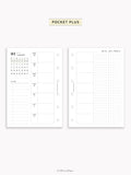 W108_B_WO2P_2027 | 2027 Weekly Planner, Blank