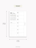 W108_B_WO2P_2027 | 2027 Weekly Planner, Blank