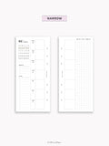 W108_B_WO2P_2027 | 2027 Weekly Planner, Blank
