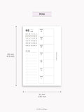 W108_B_WO2P_2027 | 2027 Weekly Planner, Blank