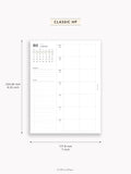 W108_B_WO2P_2027 | 2027 Weekly Planner, Blank