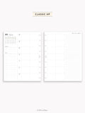 W108_B_WO2P_2027 | 2027 Weekly Planner, Blank
