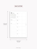 W108_B_WO2P_2027 | 2027 Weekly Planner, Blank