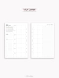 W108_B_WO2P_2027 | 2027 Weekly Planner, Blank