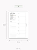W108_B_WO2P_2027 | 2027 Weekly Planner, Blank
