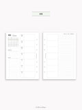 W108_B_WO2P_2027 | 2027 Weekly Planner, Blank