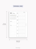 W108_G_WO1P_2027 | 2027 Weekly Planner, Grid