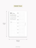 W108_G_WO2P_2027 | 2027 Weekly Planner, Grid