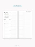 W108_G_WO2P_2027 | 2027 Weekly Planner, Grid
