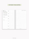 W108_G_WO2P_2027 | 2027 Weekly Planner, Grid