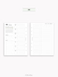 W108_G_WO2P_2027 | 2027 Weekly Planner, Grid