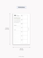 W108_GX_WO1P_2026 | 2026 Weekly Planner, Blank