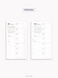 W108_GX_WO1P_2026 | 2026 Weekly Planner, Blank