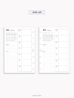 W108_GX_WO1P_2026 | 2026 Weekly Planner, Blank