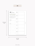 W108_GX_WO1P_2026 | 2026 Weekly Planner, Blank