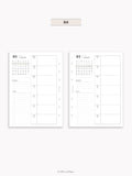 W108_GX_WO1P_2026 | 2026 Weekly Planner, Blank