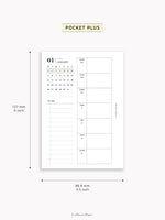 W108_GX_WO1P_2026 | 2026 Weekly Planner, Blank