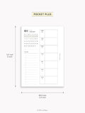 W108_GX_WO1P_2026 | 2026 Weekly Planner, Blank