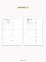 W108_GX_WO1P_2026 | 2026 Weekly Planner, Blank