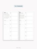 W108_GX_WO1P_2026 | 2026 Weekly Planner, Blank