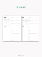 W108_GX_WO1P_2026 | 2026 Weekly Planner, Blank