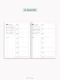 W108_GX_WO1P_2026 | 2026 Weekly Planner, Blank