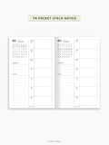 W108_GX_WO1P_2026 | 2026 Weekly Planner, Blank