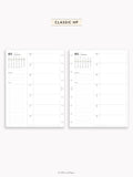 W108_GX_WO1P_2026 | 2026 Weekly Planner, Blank