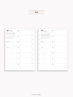 W108_GX_WO1P_2026 | 2026 Weekly Planner, Blank