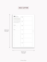 W108_GX_WO1P_2026 | 2026 Weekly Planner, Blank
