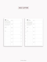 W108_GX_WO1P_2026 | 2026 Weekly Planner, Blank