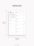 W108_GX_WO1P_2026 | 2026 Weekly Planner, Blank